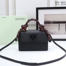 Off White Top Handle Bags